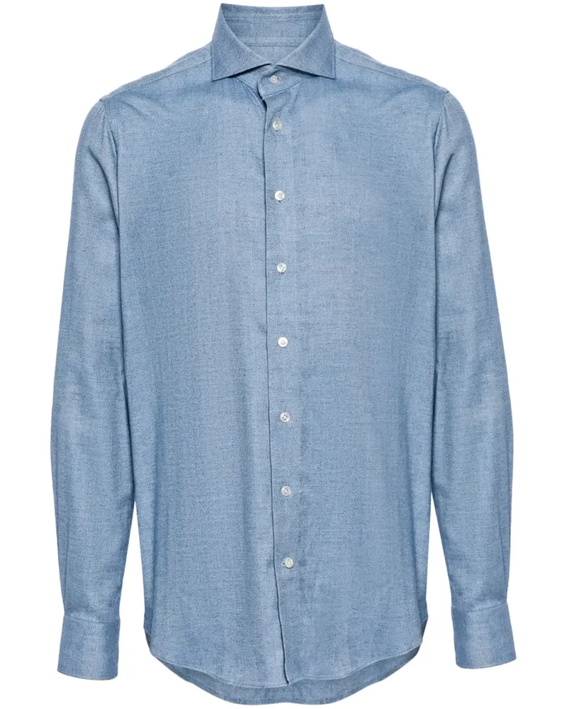 N.Peal Langärmeliges Hemd - Blau Blau