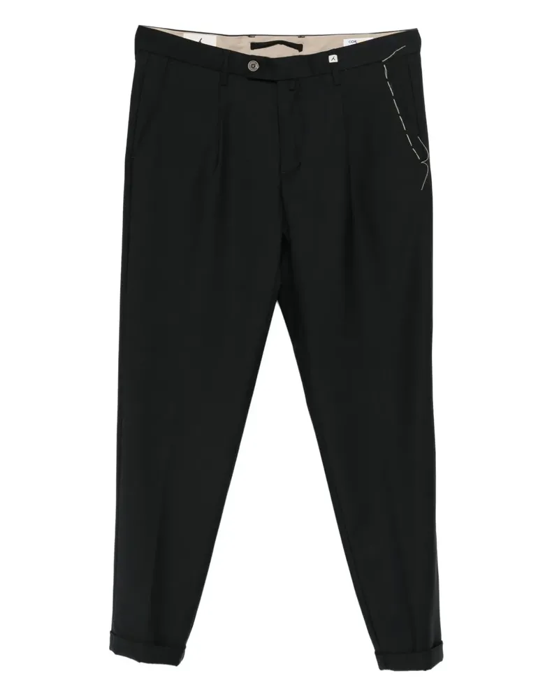 MYTHS Zeus-P Hose mit Falten - Schwarz Schwarz