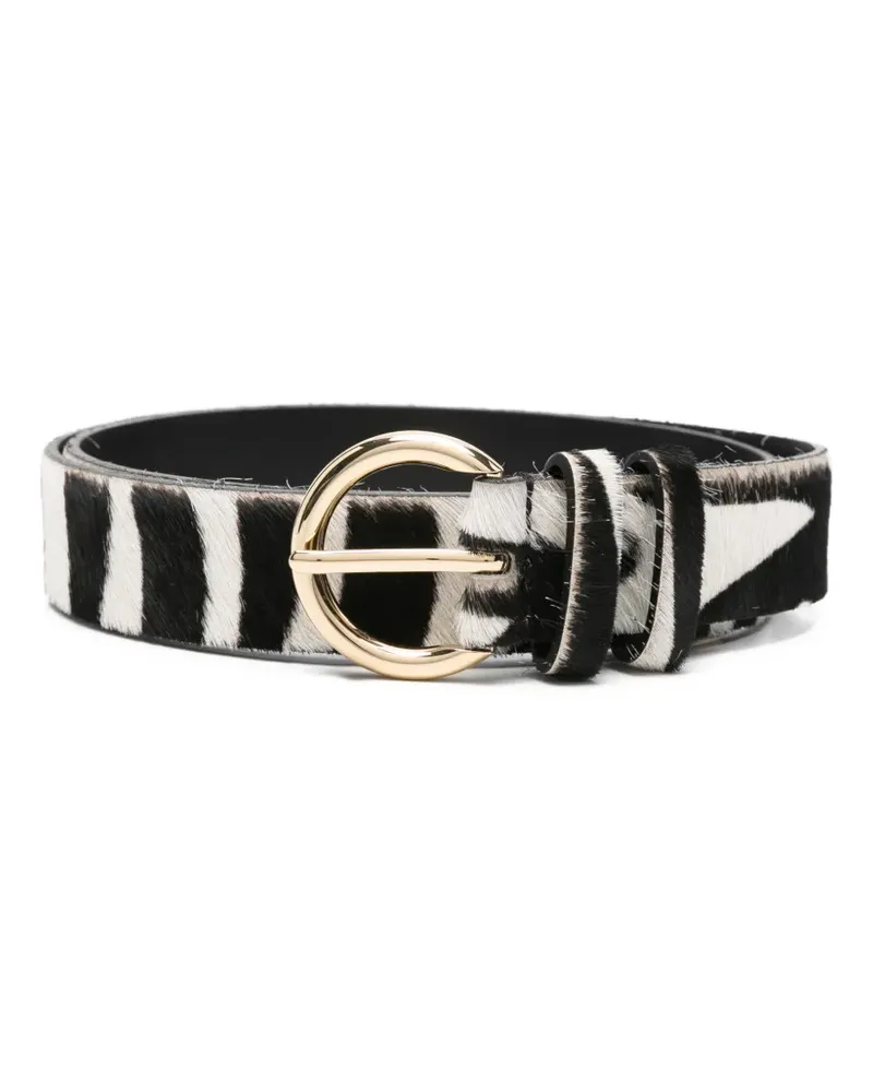 Max Mara Talbero animal-print belt - Weiß Weiß