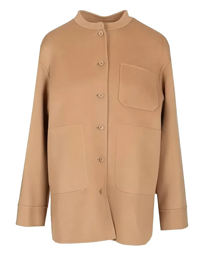 Max Mara Constanza Jacke mit aufgesetzter Tasche - Braun Braun