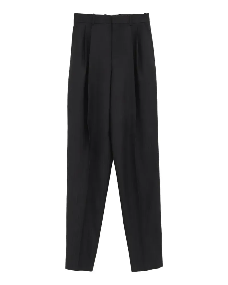 Chloé Plissierte Hose - Schwarz Schwarz
