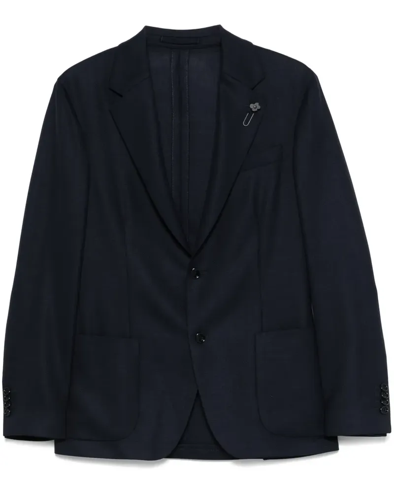 LARDINI Sakko mit Anstecknadel - Blau Blau