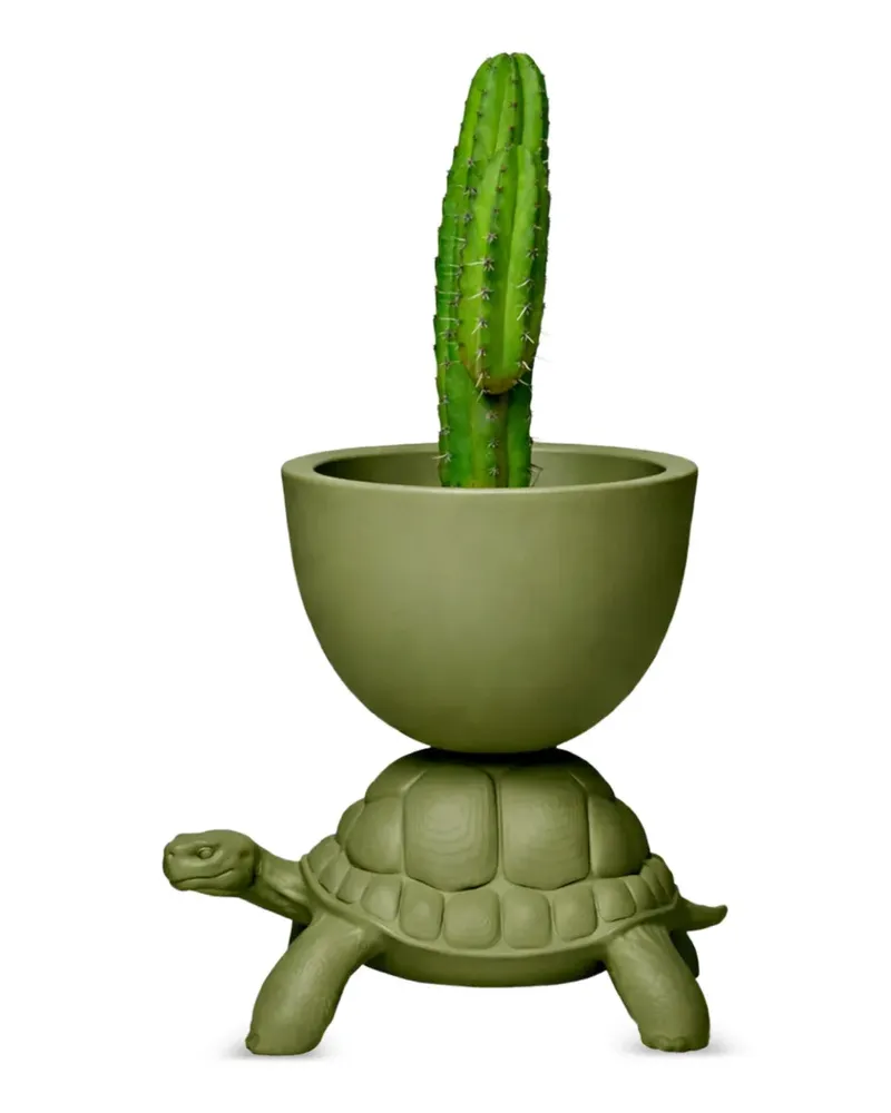 Qeeboo Turtle Carry planter - Grün Grün
