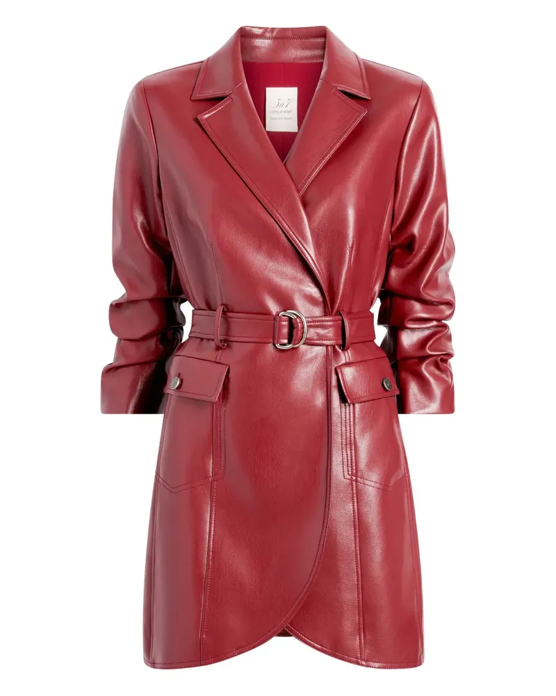 Cinq à Sept Kleid mit Gürtel - Rot Rot