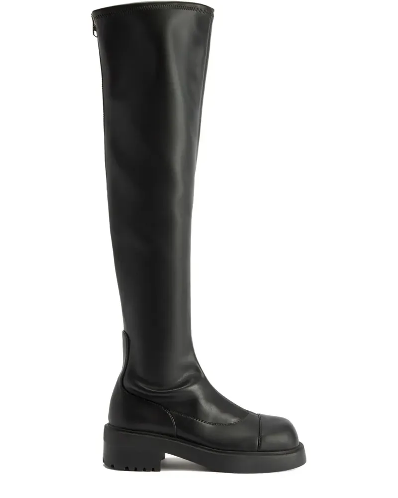 Giuseppe Zanotti DIRAN leather boots - Schwarz Schwarz
