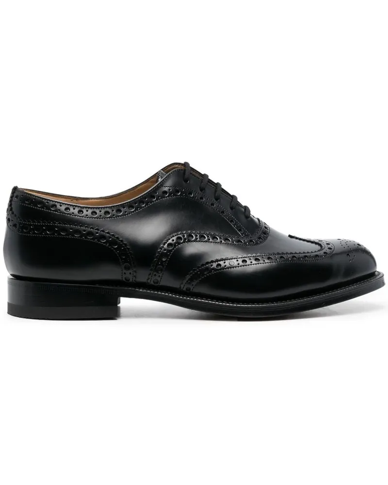 Church's Oxford-Schuhe mit Budapestermuster - Schwarz Schwarz