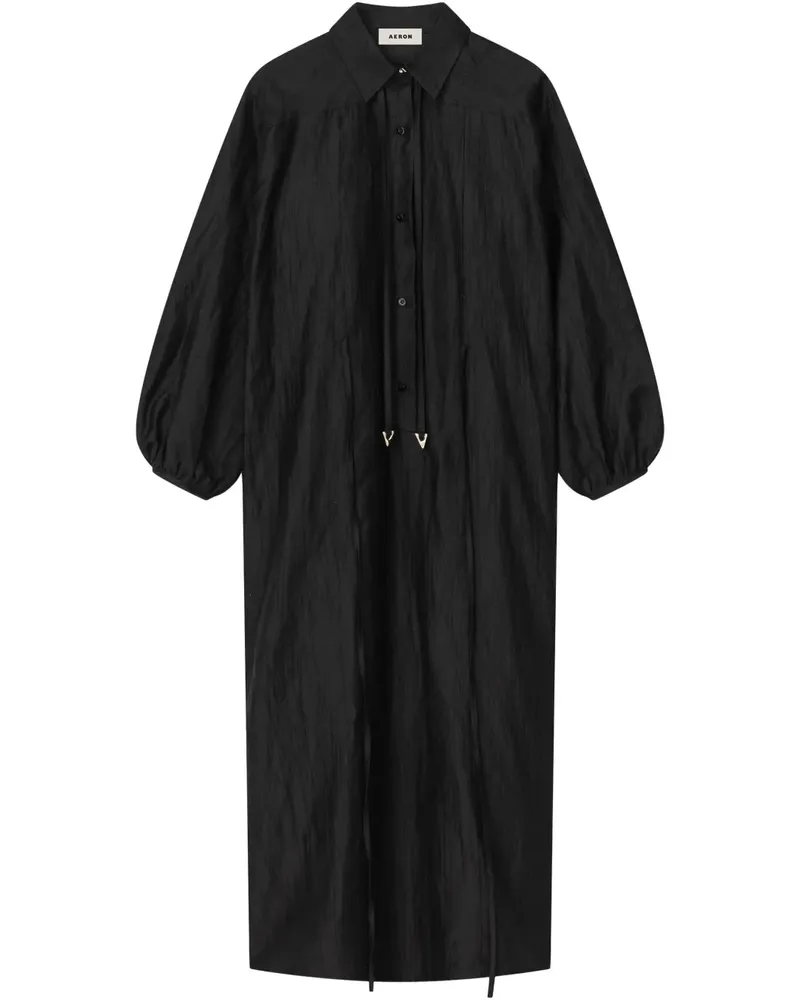 AERON Hemdkleid - Schwarz Schwarz