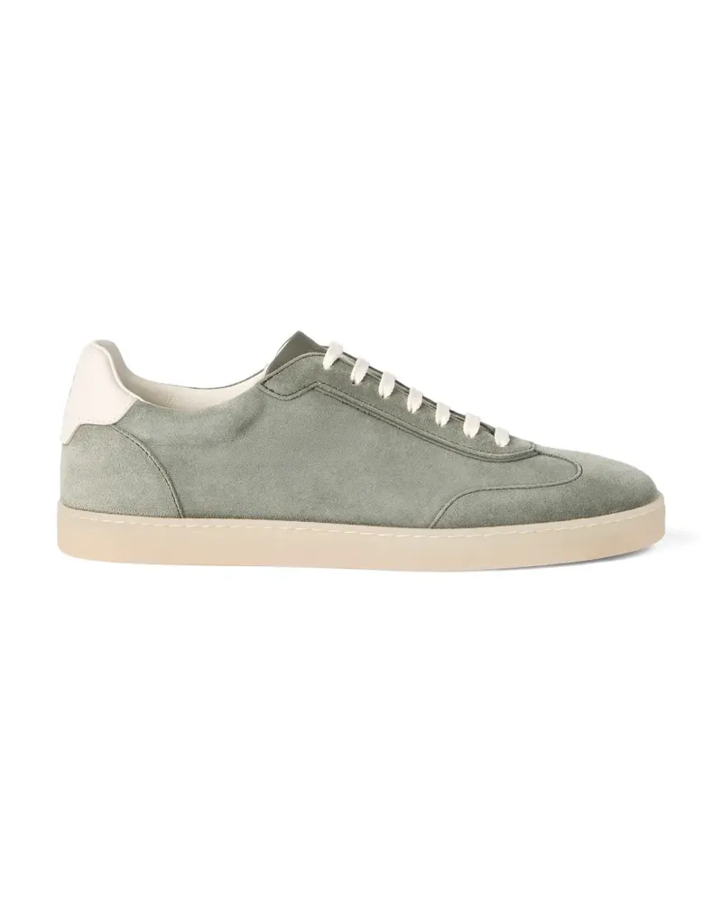 Brunello Cucinelli suede sneakers - Grün Grün