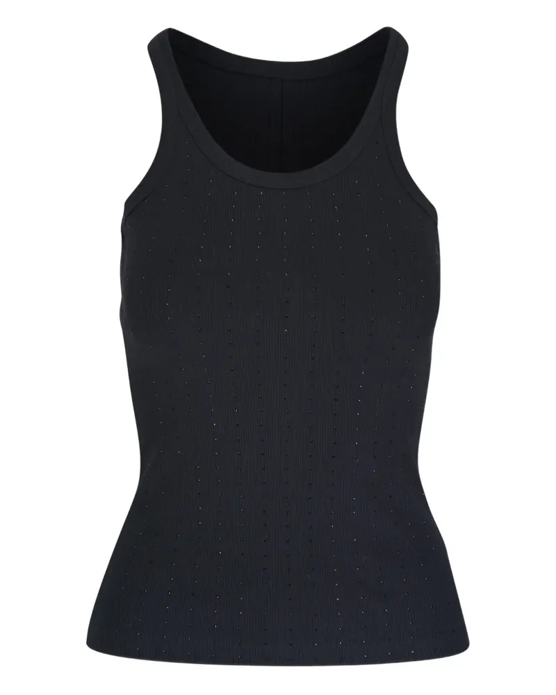 Dorothee Schumacher Geripptes Trägershirt - Schwarz Schwarz