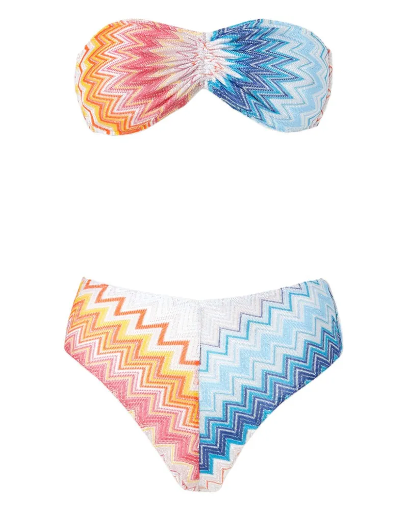 Missoni Gestrickter Bikini - Blau Blau