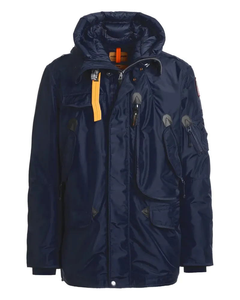 Parajumpers Right Hand Kapuzenjacke mit Taschen - Blau Blau