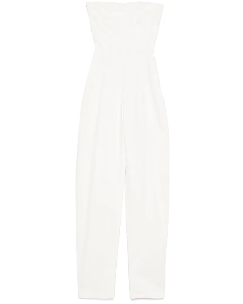 Mônot Trägerloser Jumpsuit - Weiß Weiß