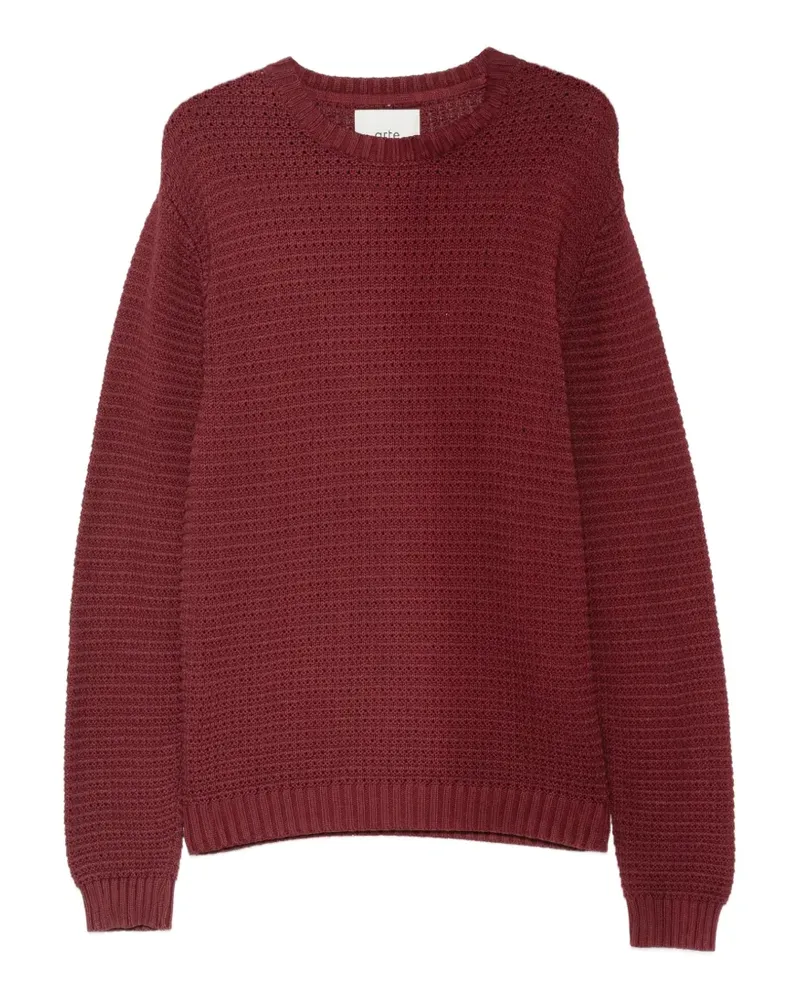 Arte Antwerp Pullover mit Logo-Stickerei - Rot Rot