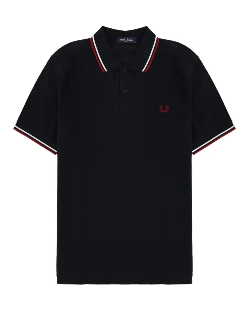 Fred Perry twin-tipped polo shirt - Blau Blau