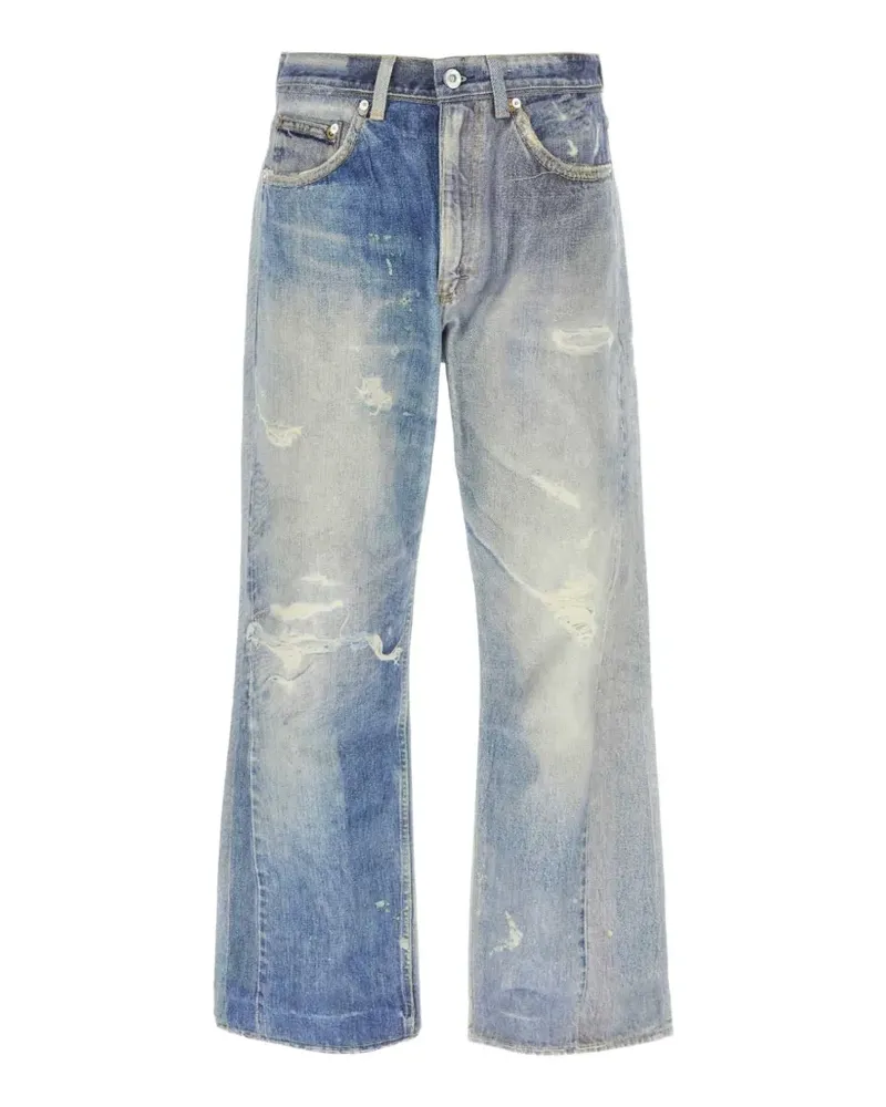 Our Legacy distressed straight-leg jeans - Blau Blau