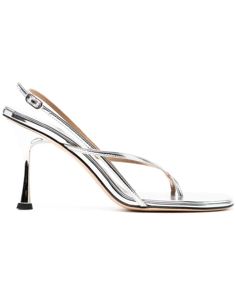 Studio Amelia Barbella Sandalen 90mm - Silber Silber