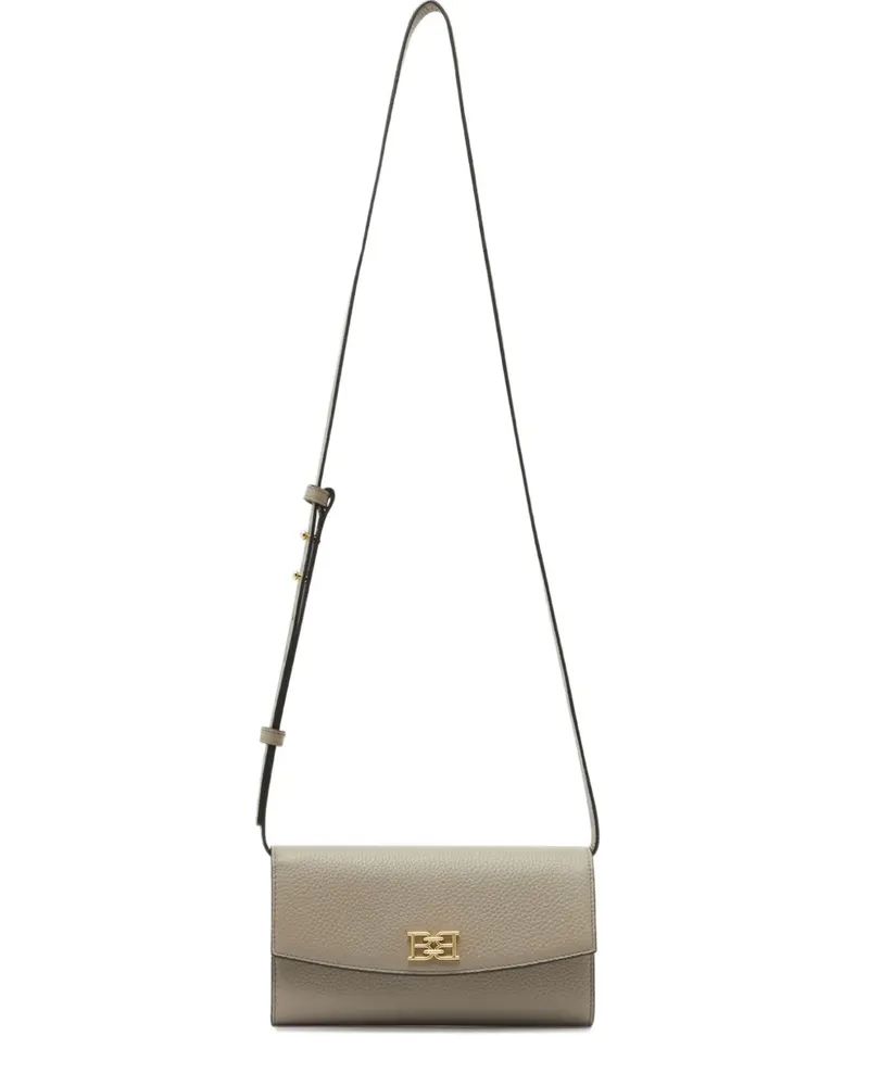 Bally Portemonnaie aus strukturiertem Leder - Grau Grau