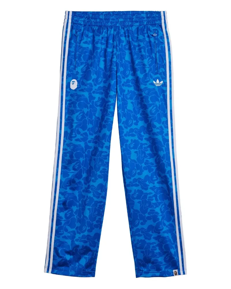 adidas x BAPE Jogginghose mit Camouflage-Print - Blau Blau