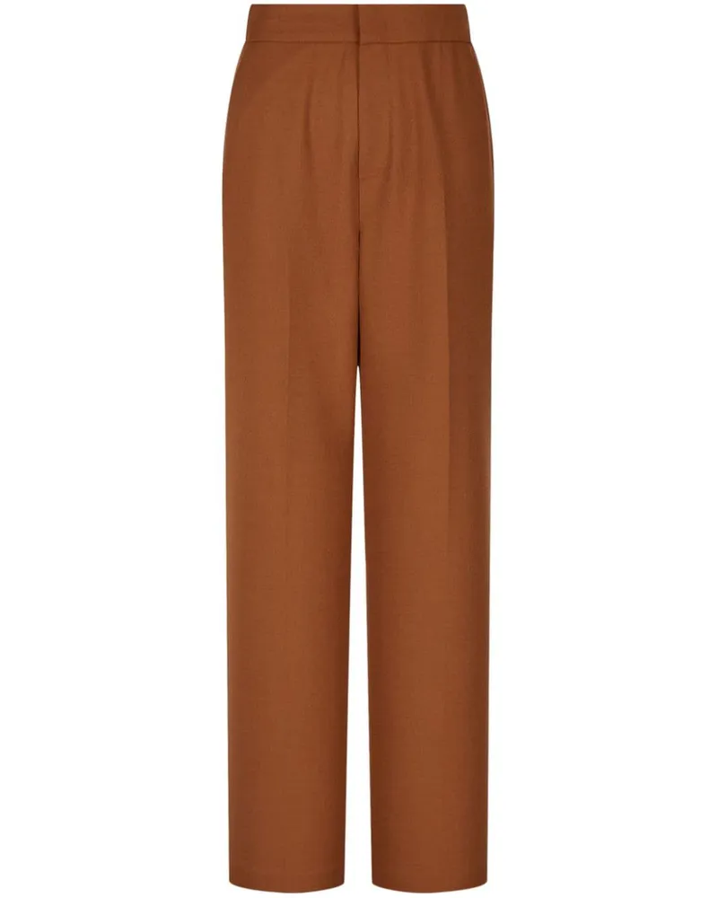 STUDIO TOMBOY Weite Hose mit Biesendetail - Orange Orange