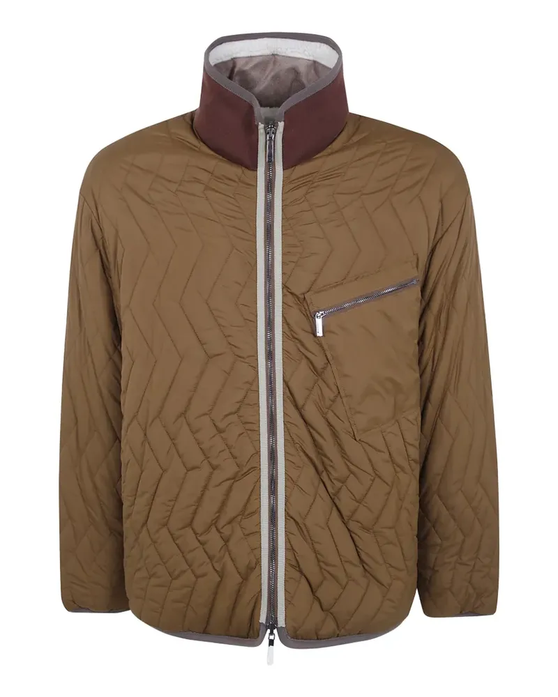 Emporio Armani Jacke aus Fleece - Nude Nude