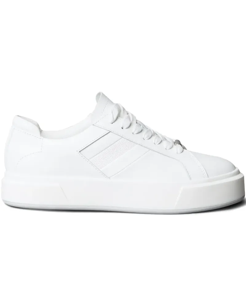 Calvin Klein lace-up panelled sneakers - Weiß Weiß