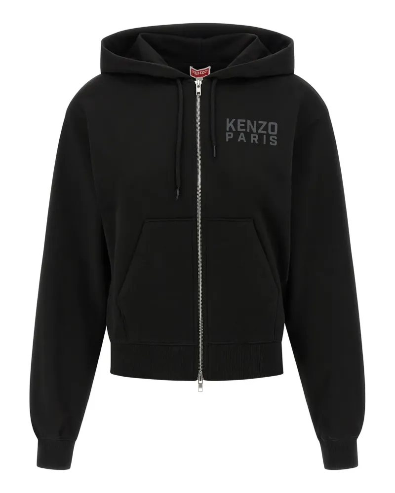 Kenzo Happy Tiger Kapuzenjacke - Schwarz Schwarz
