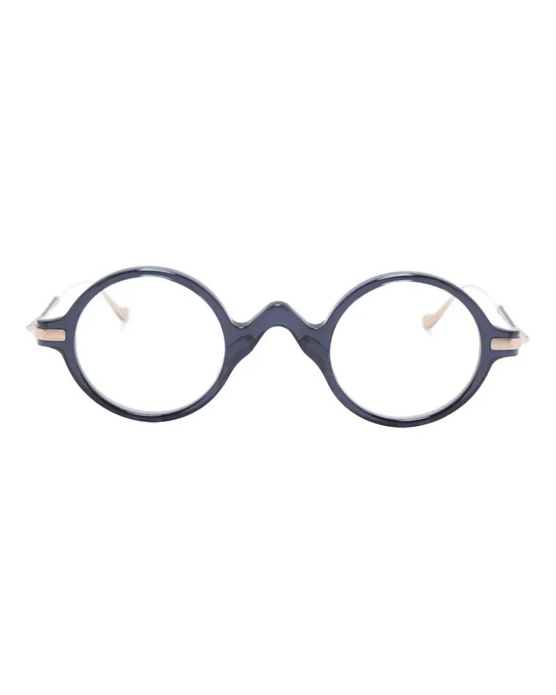 MATSUDA Brille mit rundem Gestell - Blau Blau