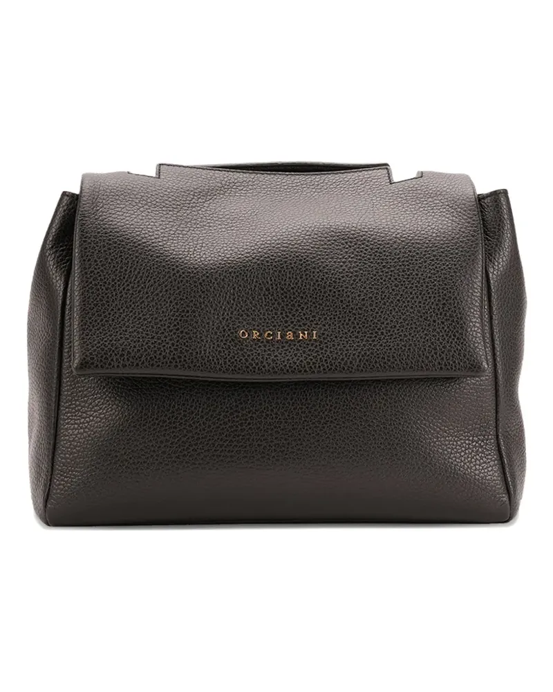 Orciani chain-strap tote bag - Schwarz Schwarz