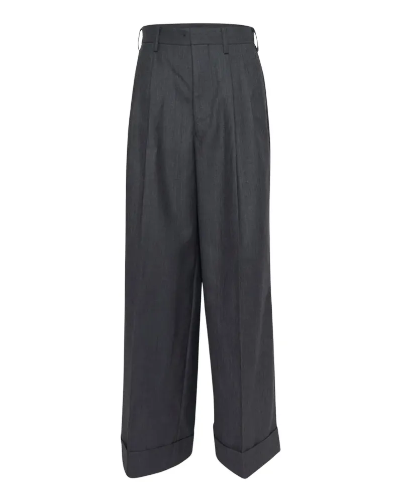 Junya Watanabe Plissierte Hose - Grau Grau
