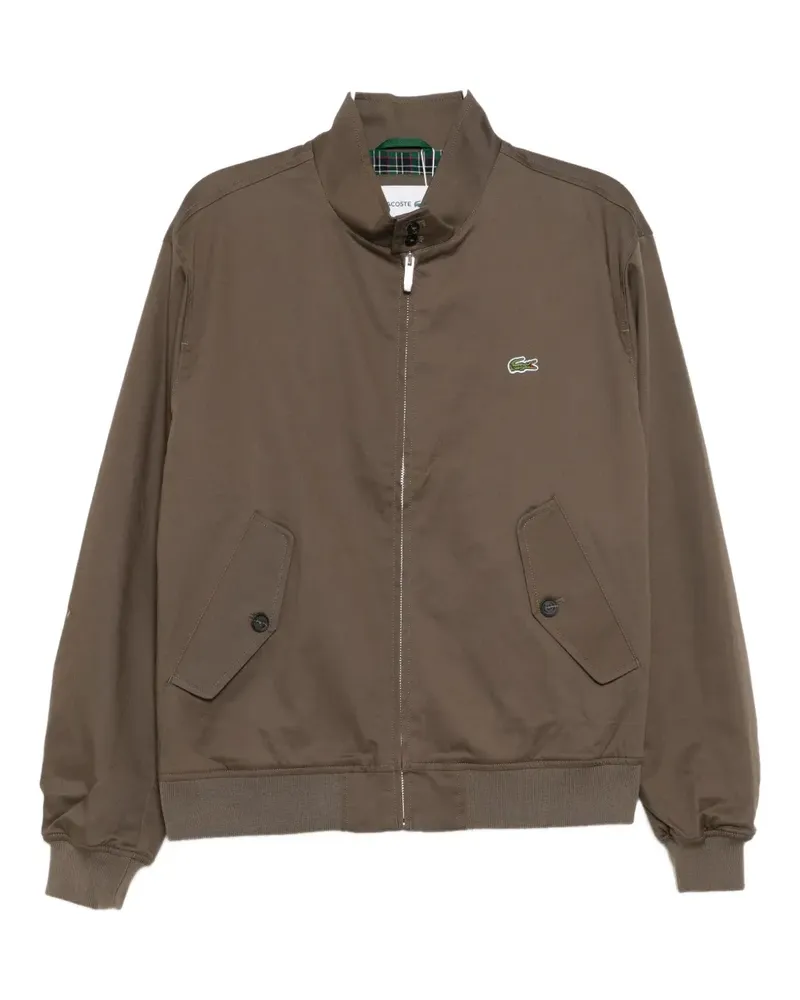 Lacoste logo-embroidered jacket - Braun Braun