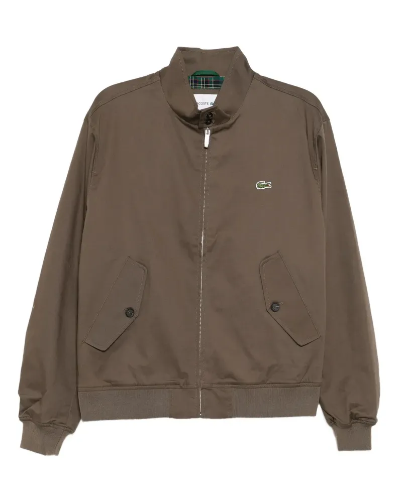 Lacoste Jacke mit Logo-Stickerei - Braun Braun