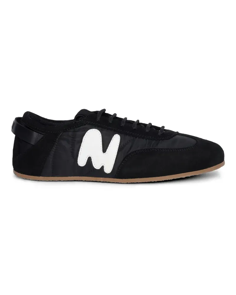 MSGM Sneakers mit Logo - Schwarz Schwarz