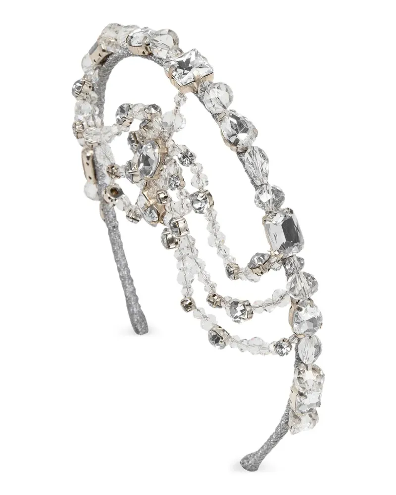 Jennifer Behr Ameerha Haarschmuck mit Kristallen - Silber Silber