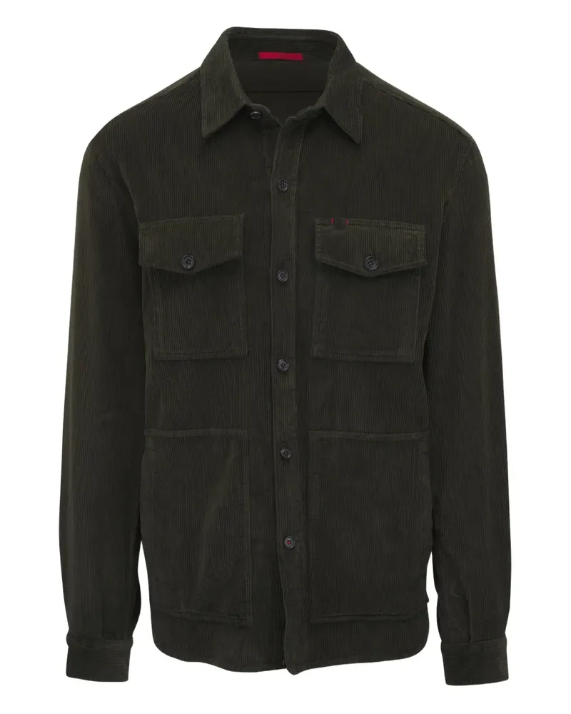 Isaia Hemdjacke aus Cord - Grün Grün
