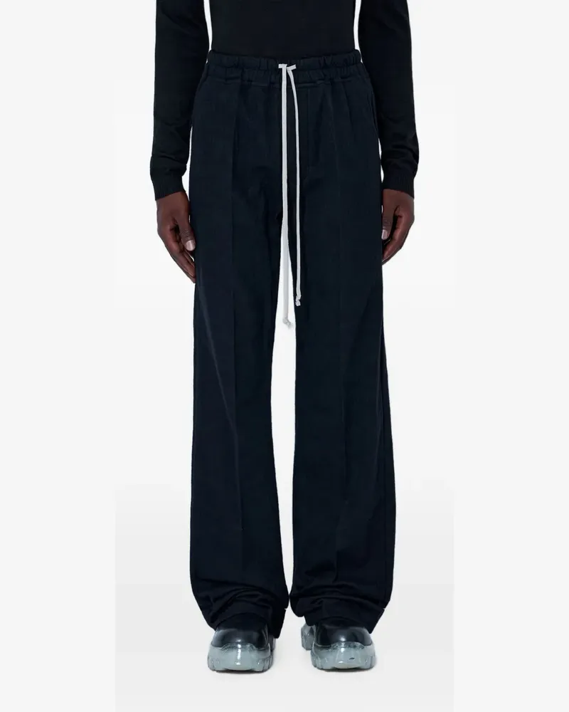 Rick Owens drawstring wide-leg trousers - Schwarz Schwarz
