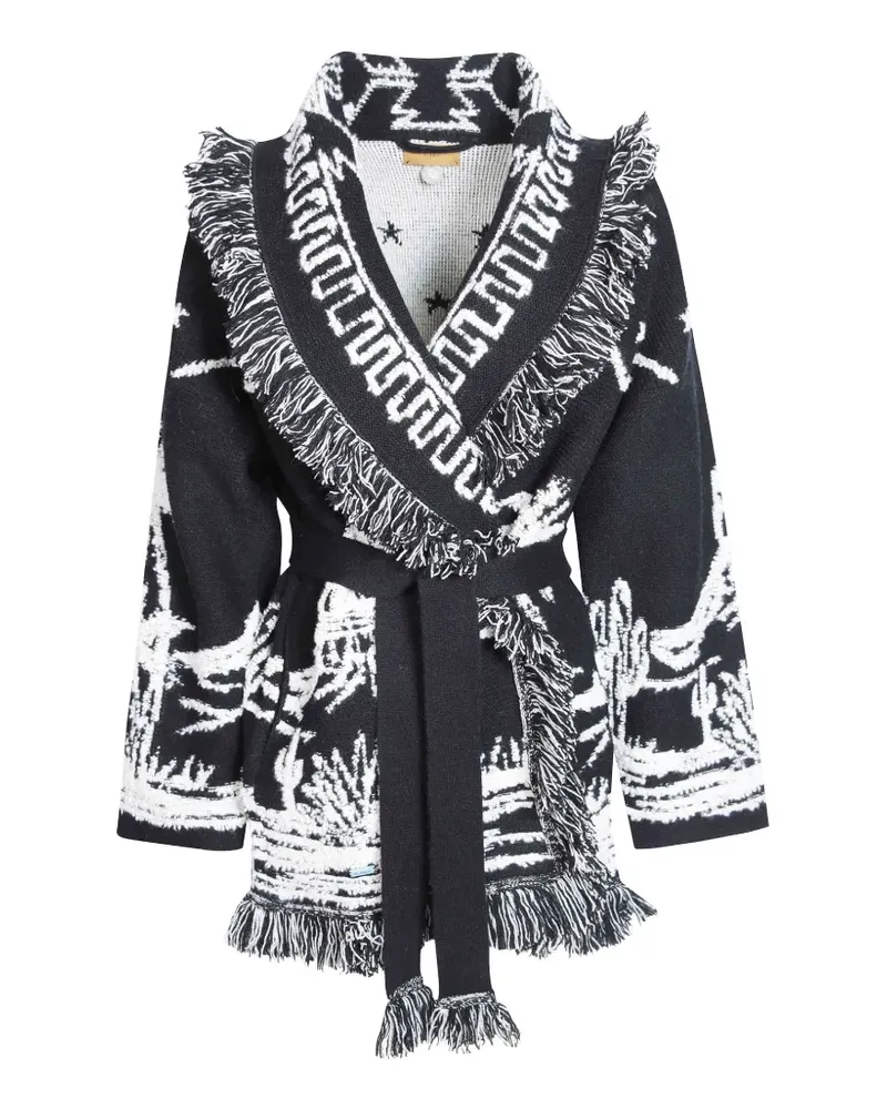 Alanui Canyon Spirit fringed cardigan - Schwarz Schwarz