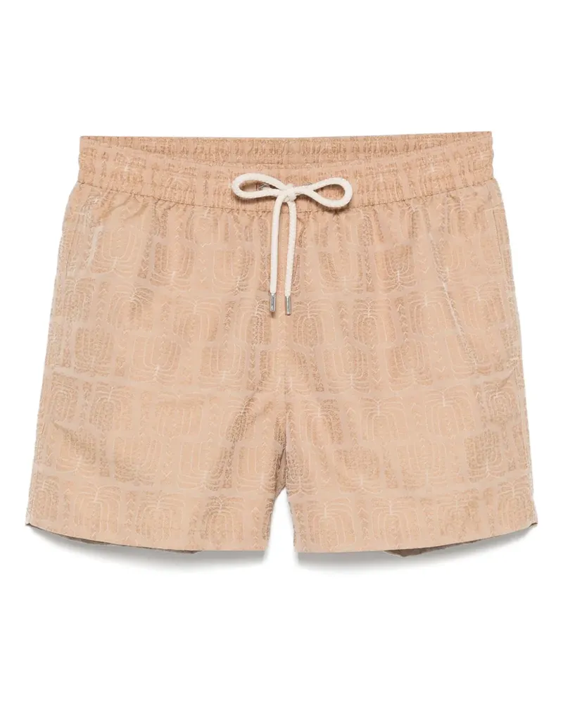 Frescobol Carioca Badeshorts mit grafischem Print - Nude Nude