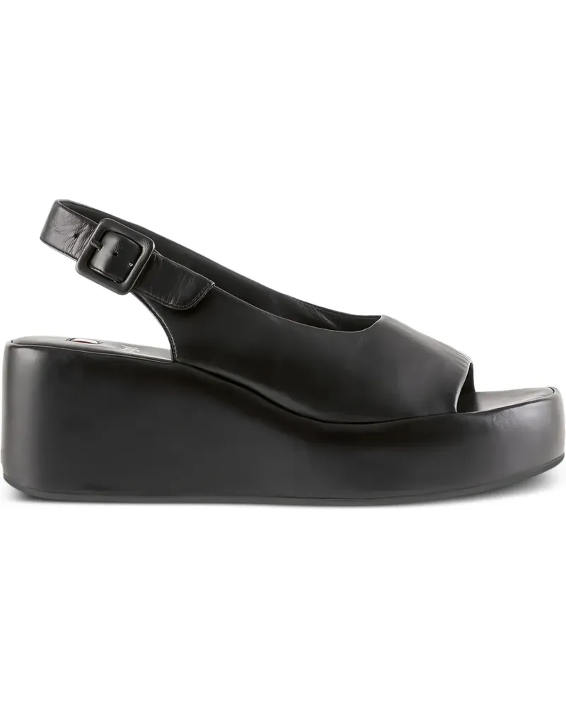 Högl Loulou Sandalen mit Plateau - Schwarz Schwarz