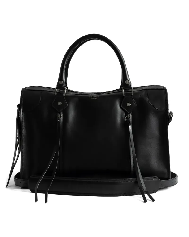 Zadig & Voltaire Sunny Tote Bag mit Quastendetail - Schwarz Schwarz