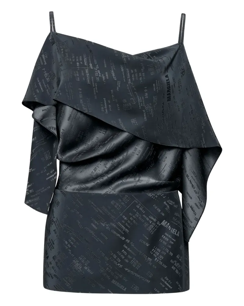 Maison Margiela Rückenfreies Top mit Rüschen - Grau Grau