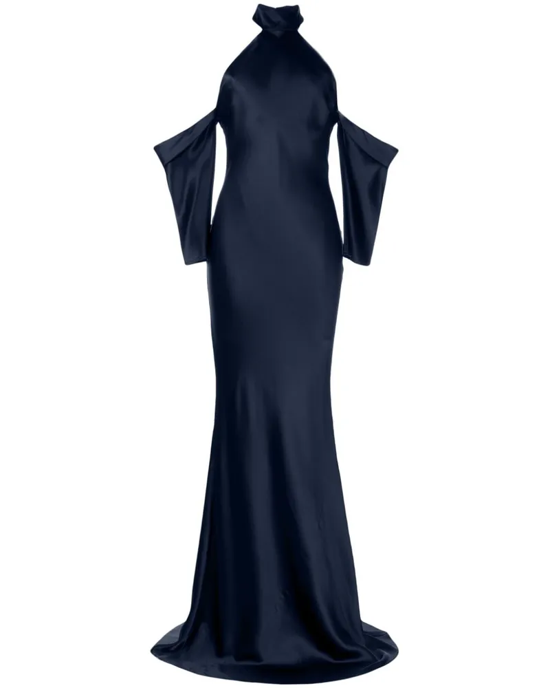 mason by michelle mason Maxikleid mit Neckholder - Blau Blau