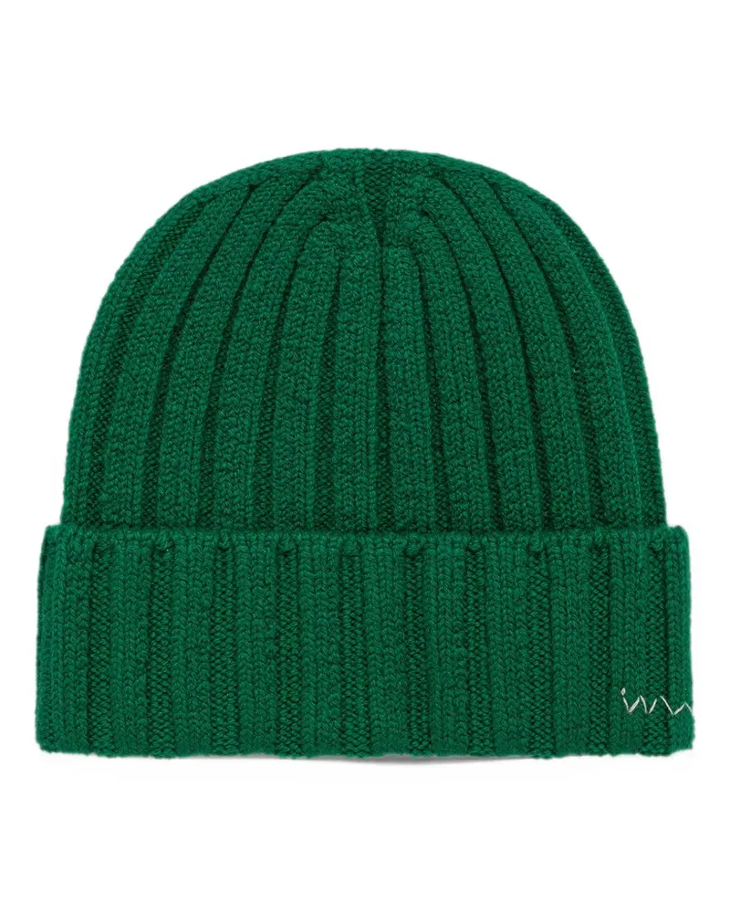 Visvim ribbed-knit beanie hat - Grün Grün