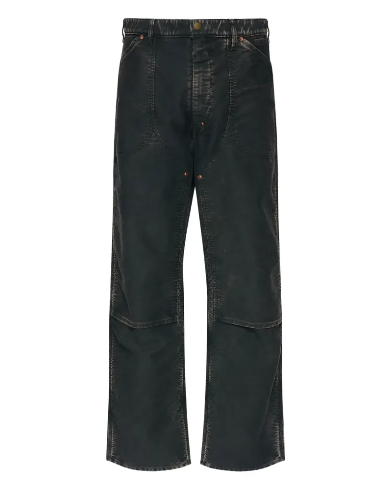 Maison Margiela Ausgeblichene Hose - Schwarz Schwarz