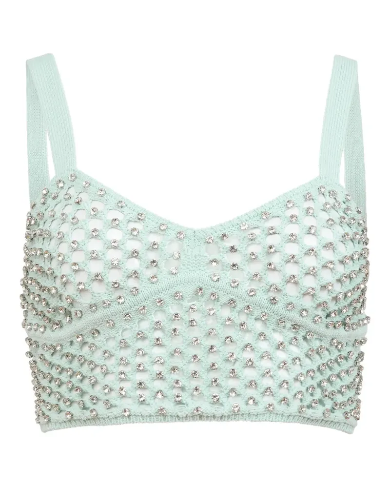 Fleur Du Mal Verziertes Oberteil - Grün Grün