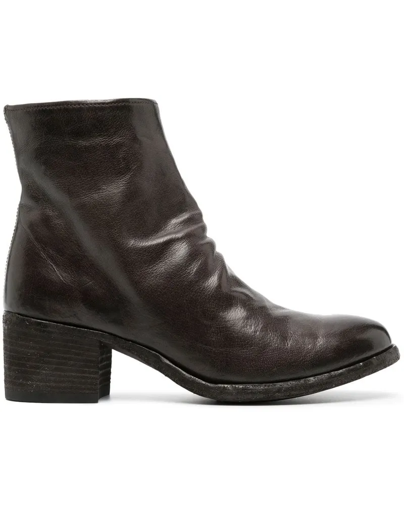 Officine Creative Italia Denner Stiefel mit Blockabsatz - Braun Braun