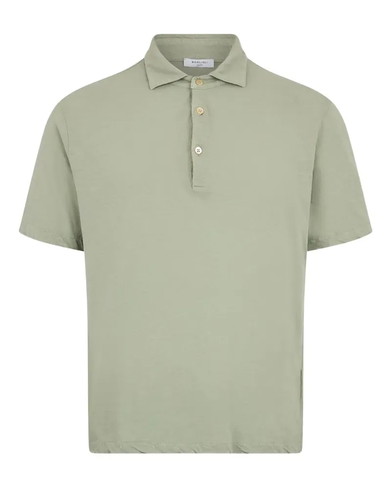 Boglioli Poloshirt aus Baumwollgemisch - Grün Grün
