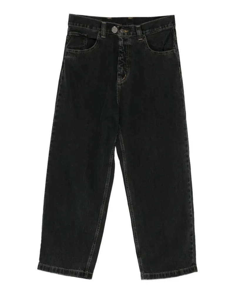 Carhartt WIP Brandon Jeans mit tiefem Schritt - Schwarz Schwarz