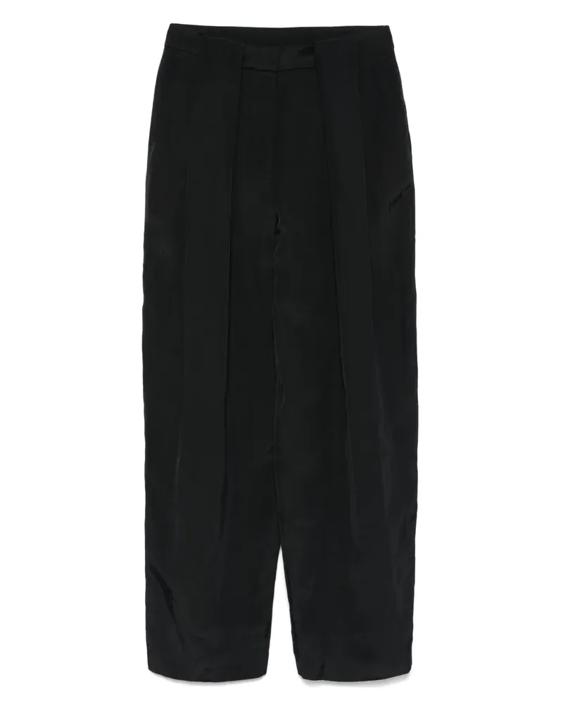 Stella McCartney Hose mit Kontrasteinsätzen - Schwarz Schwarz