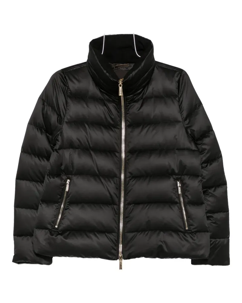 MOORER Argentea quilted jacket - Schwarz Schwarz