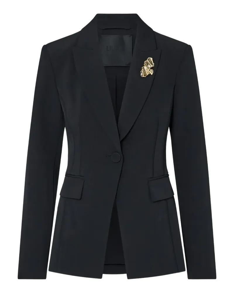 Liu Jo blazer with zipper detail - Schwarz Schwarz